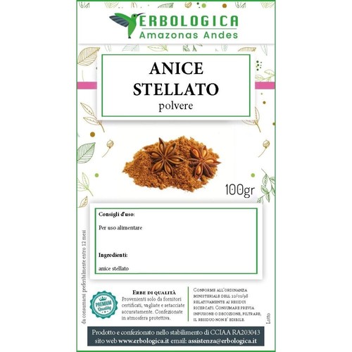 Anice stellato polvere - anice,