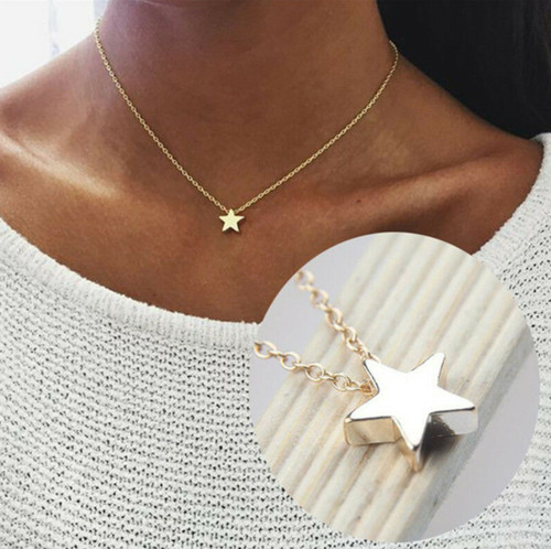 Collana stella con pendente - stella, a