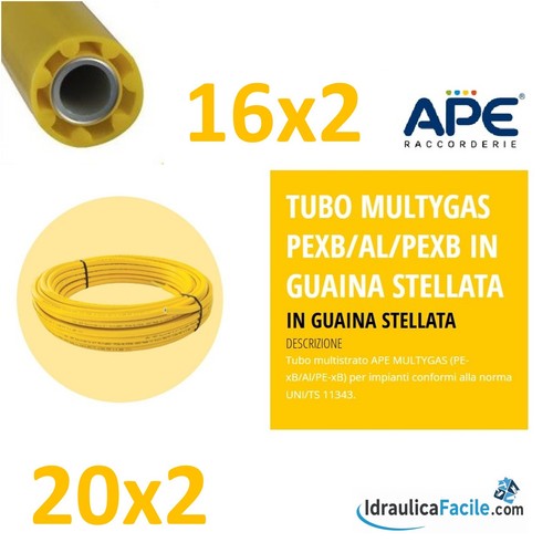 Tubo multistrato gas stellato - tubo,