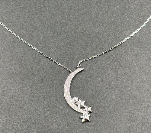 Collana argento 925 rodiato - collana,
